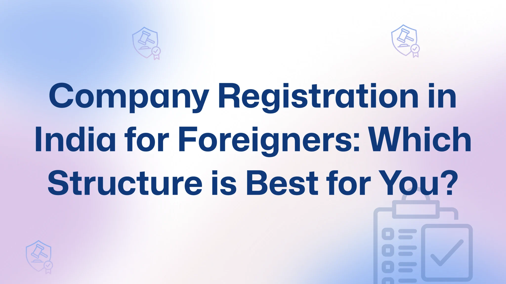 Company Registration in India