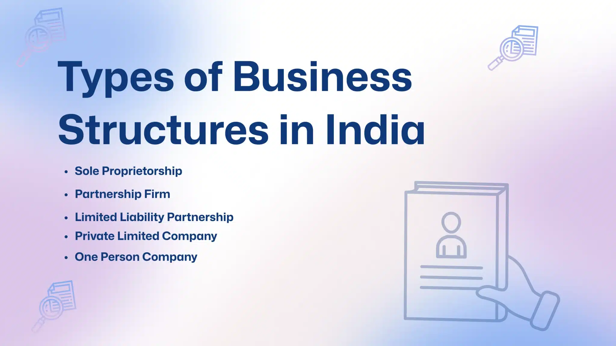 Business Structure in India Business Structure in India