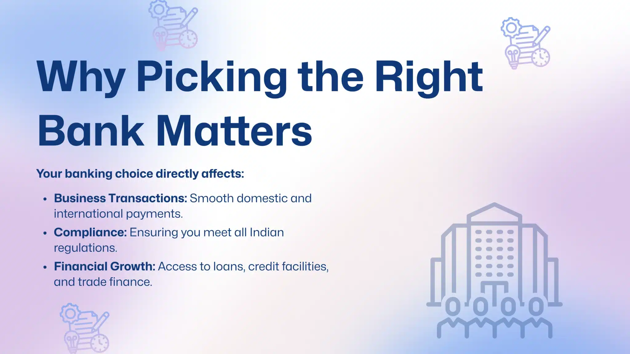 Business Bank Account in India Business Bank Account in India