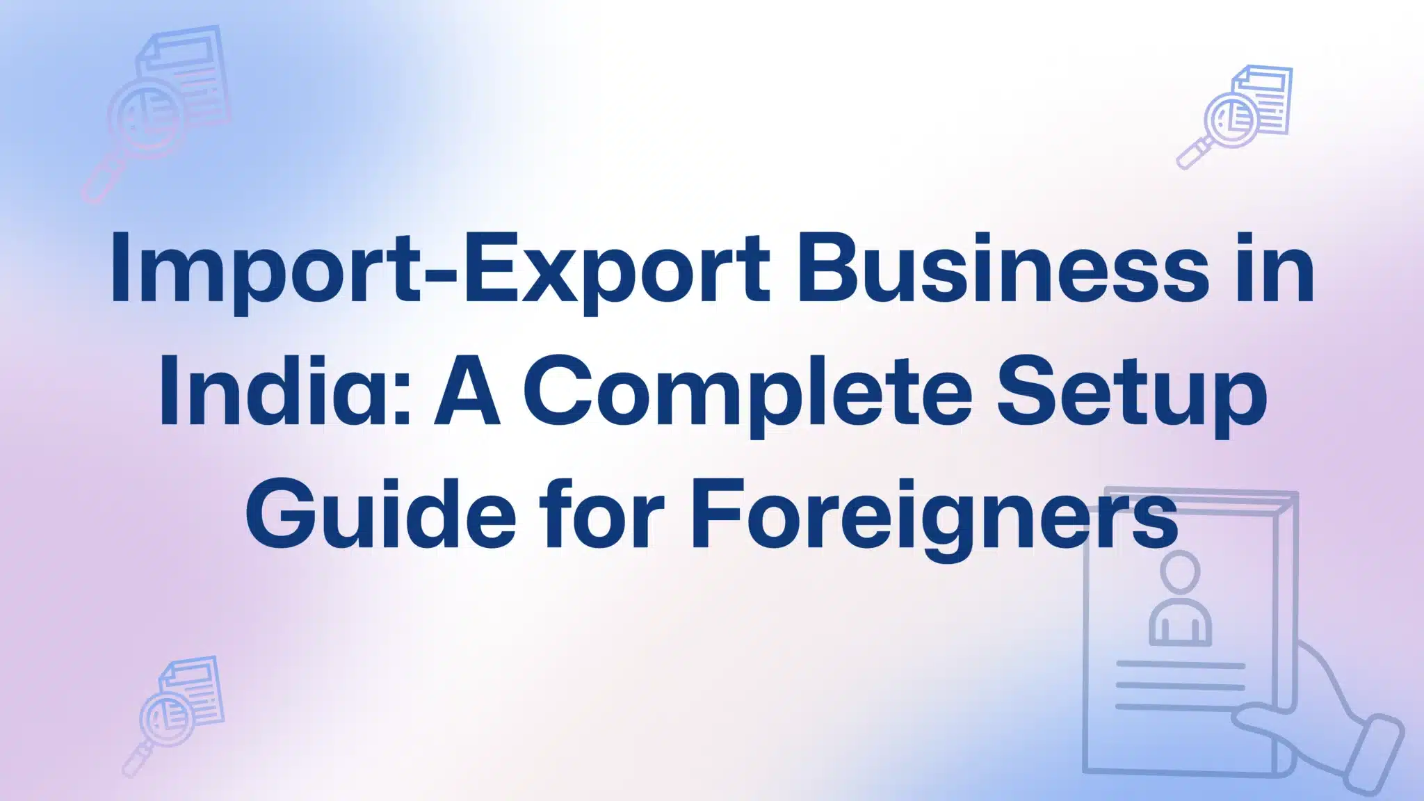 Import-Export Business in India