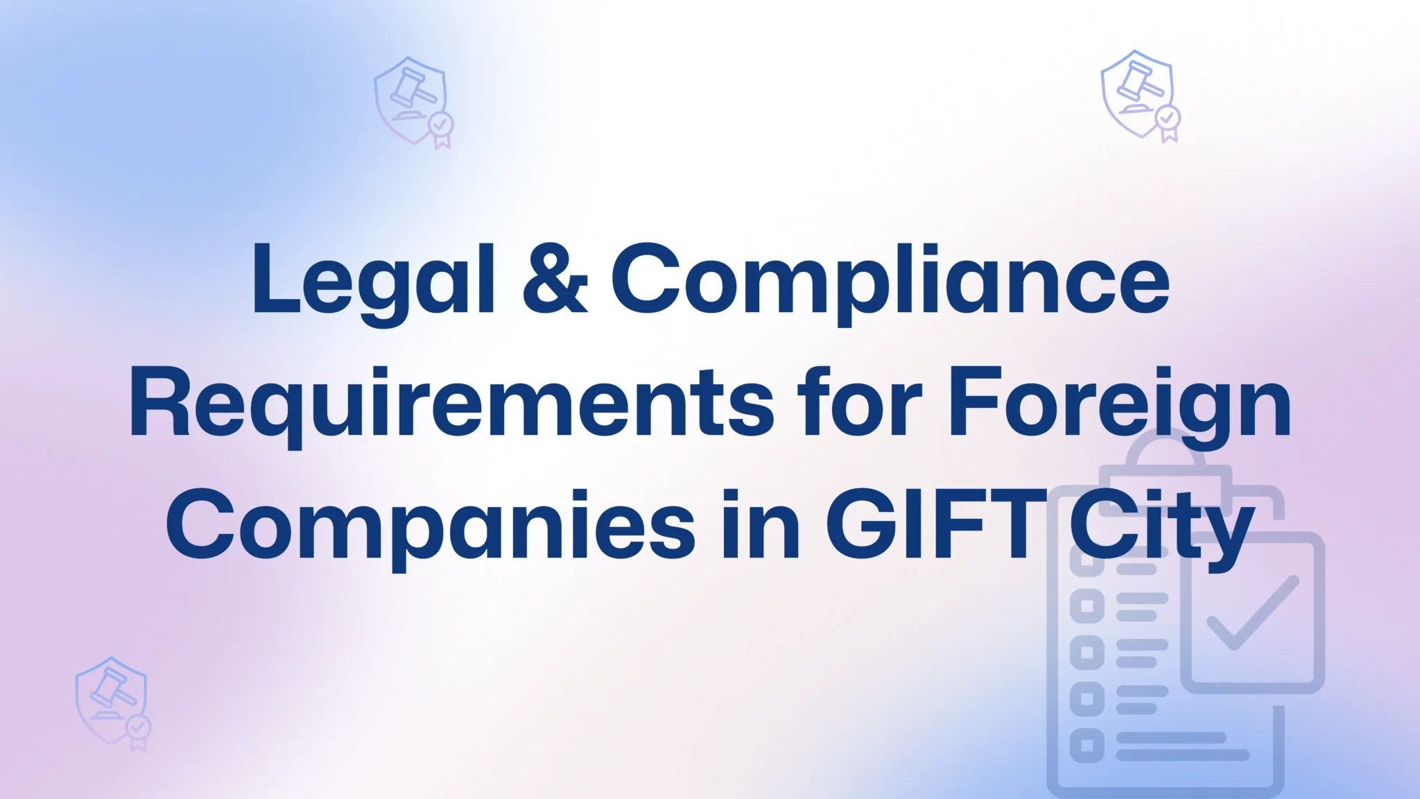 Legal Compliance Requirements