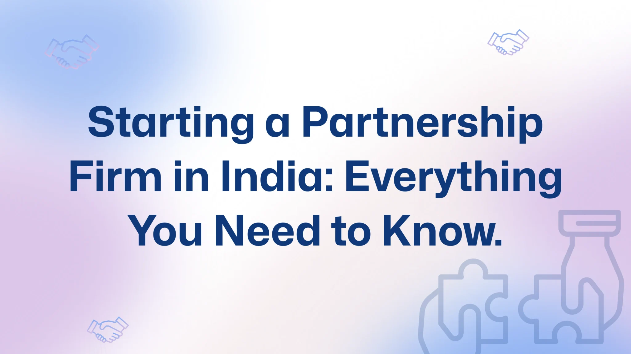 Starting Partnership Firm India
