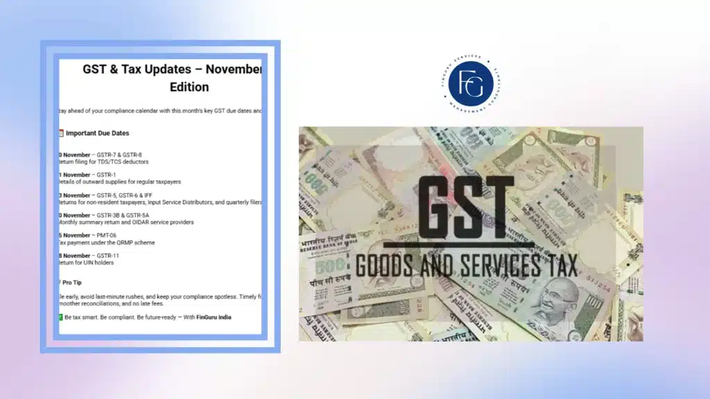 GST & Tax Updates – November 2025 Edition