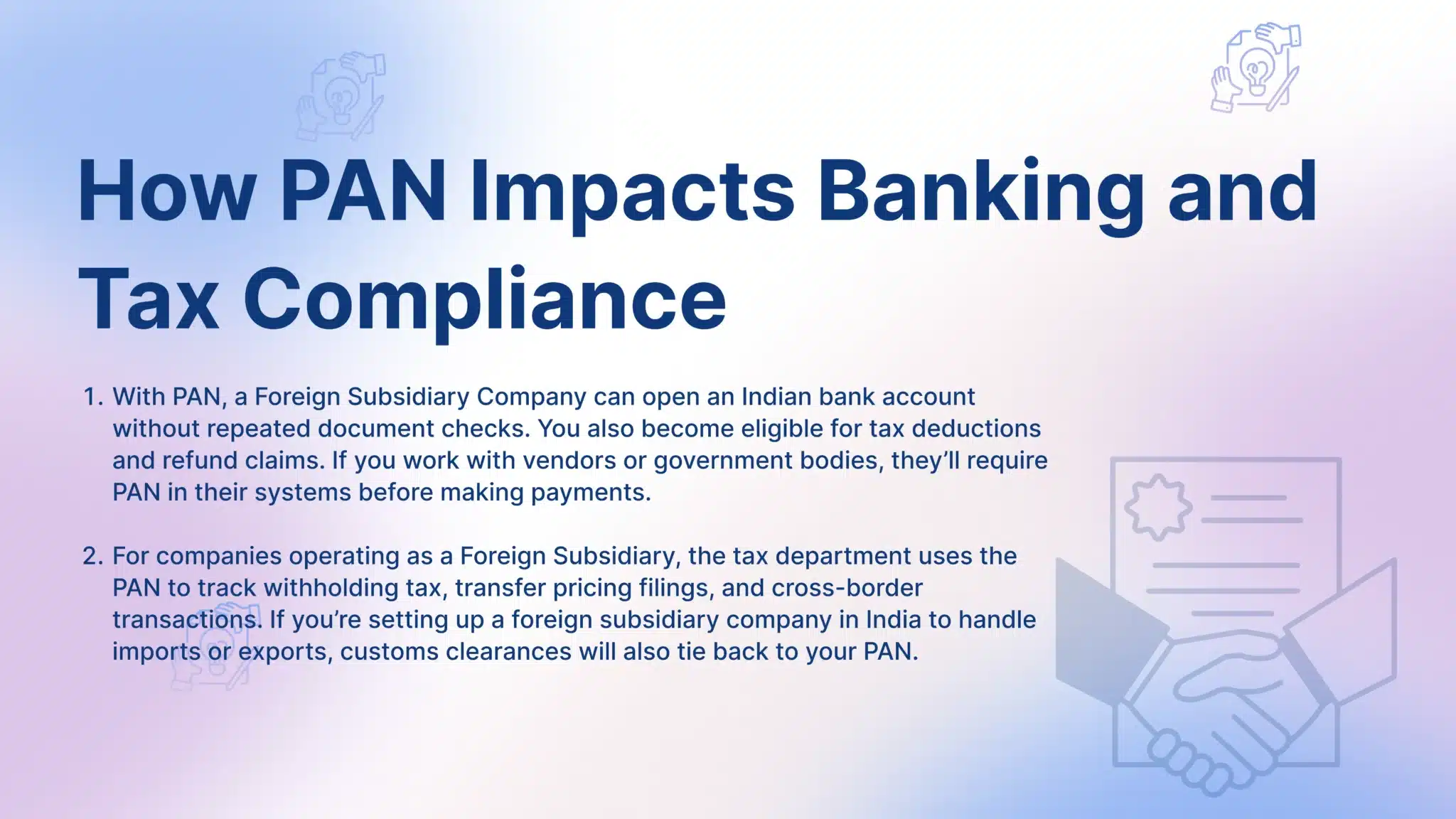 Foreign Company PAN Card - FinGuru India