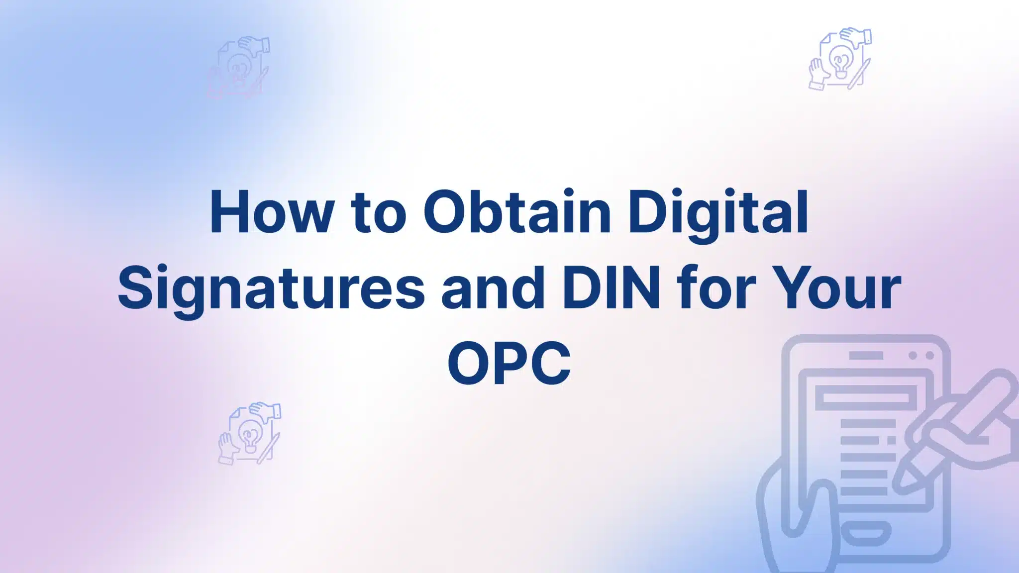 Digital Signatures & DIN - FinGuru India