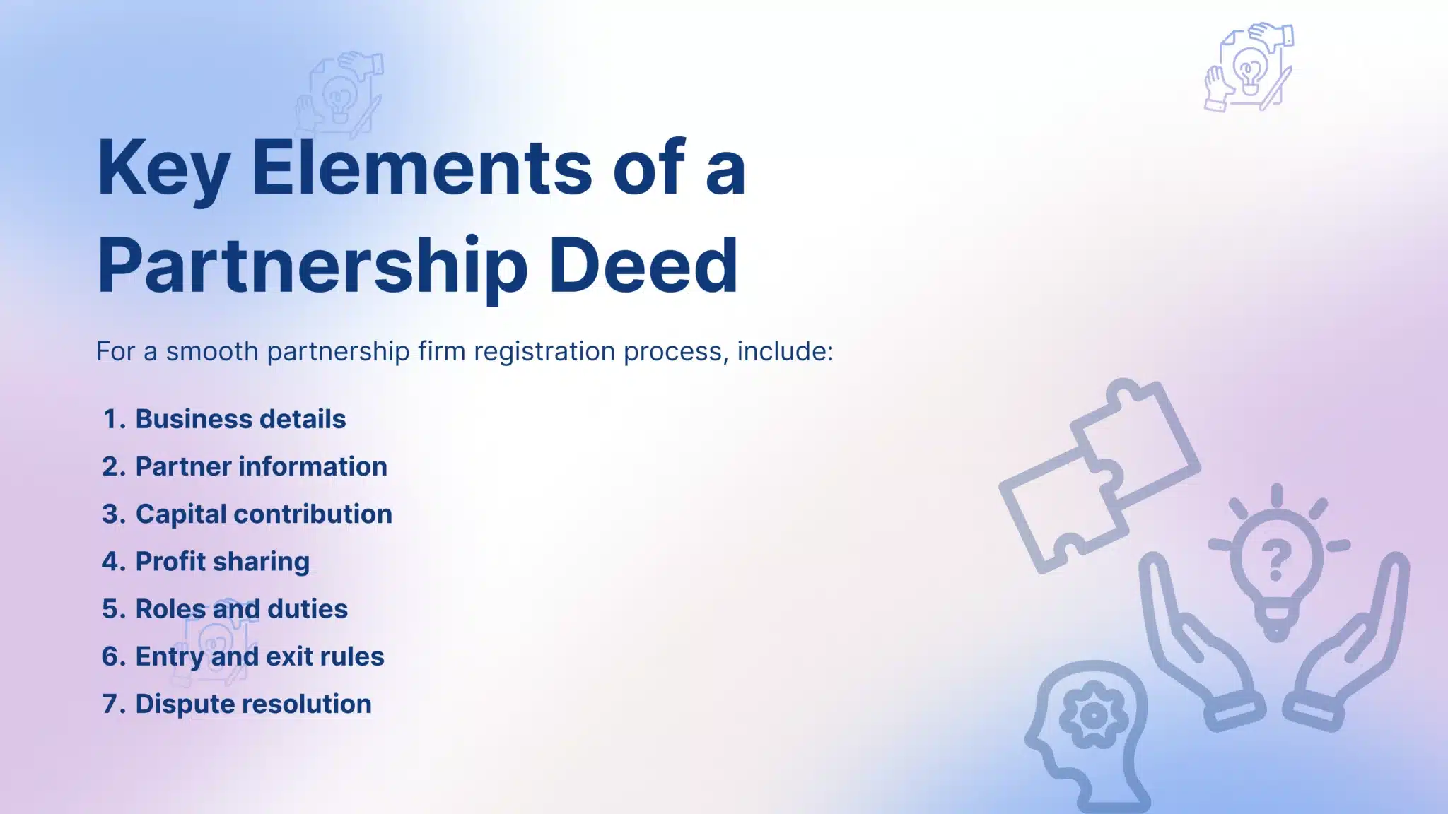 Partnership Firm Registration in India - FinGuru India