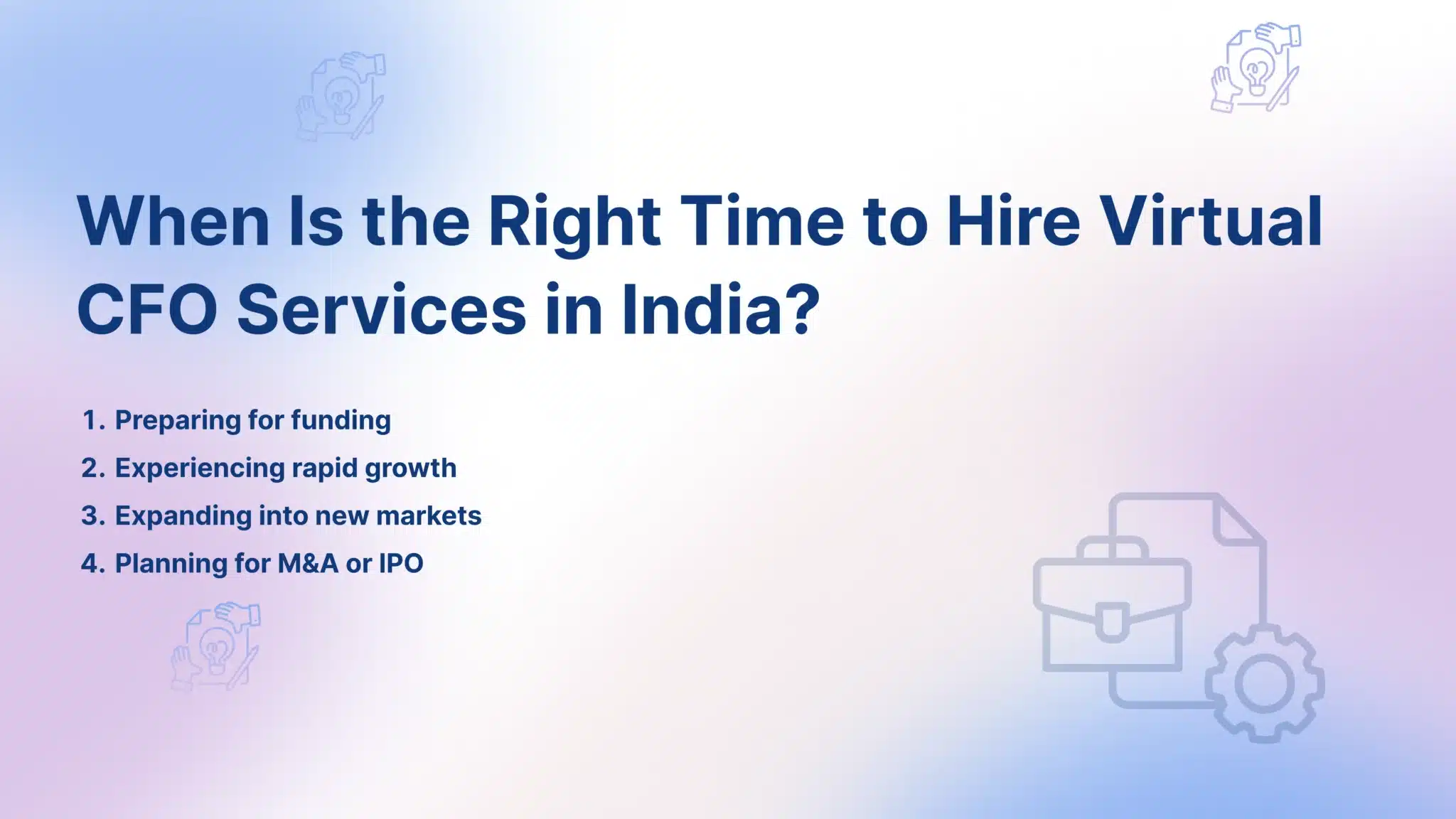 Virtual CFO Services India - FinGuru India