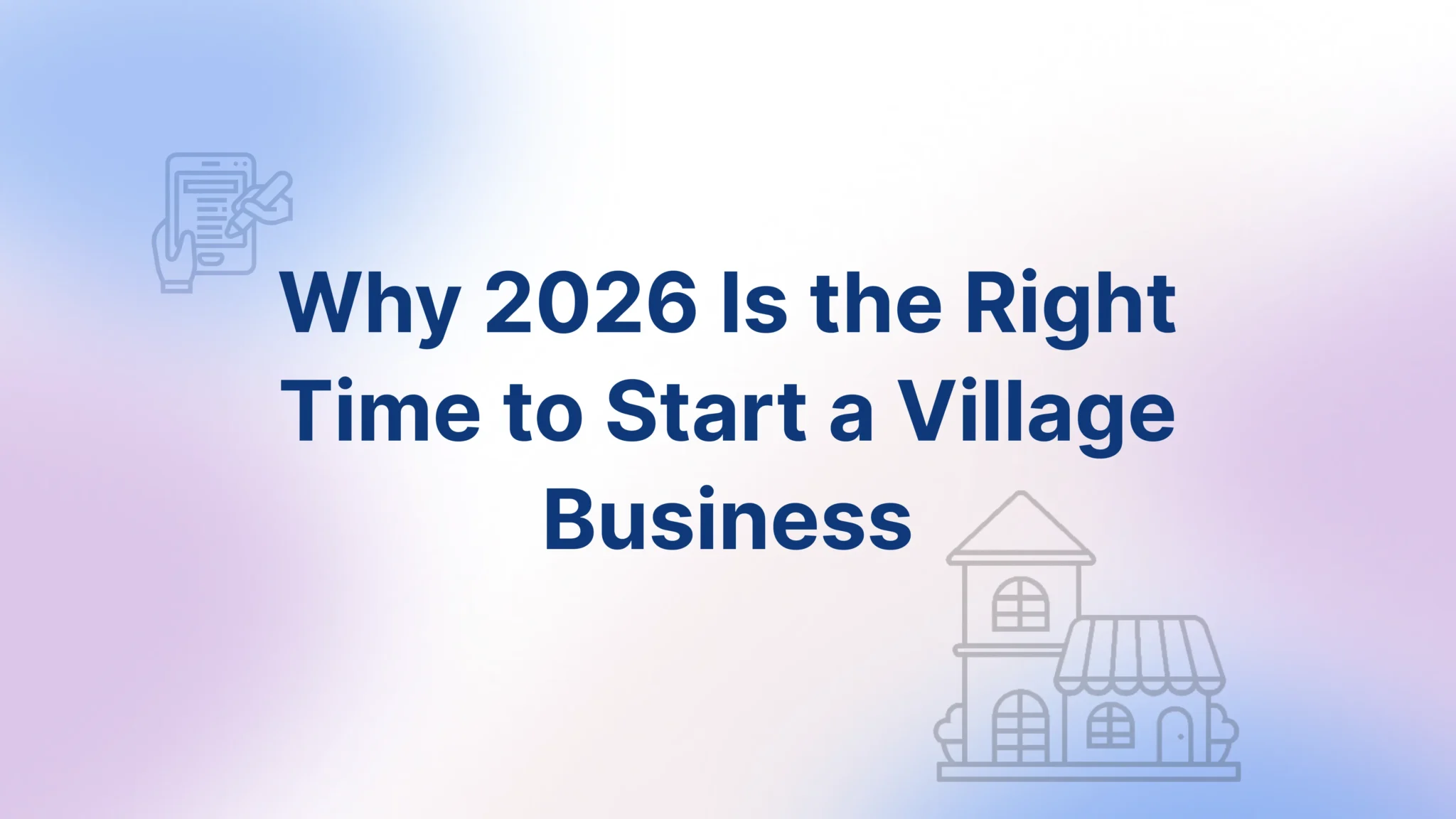 Start Business in Village - FinGuru India