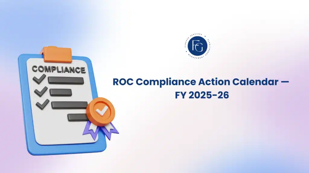 ROC Compliance Action Calendar - FinGuru India