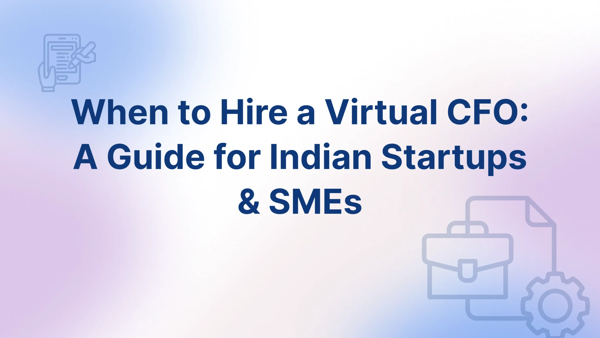 Hire Virtual CFO - FinGuru India