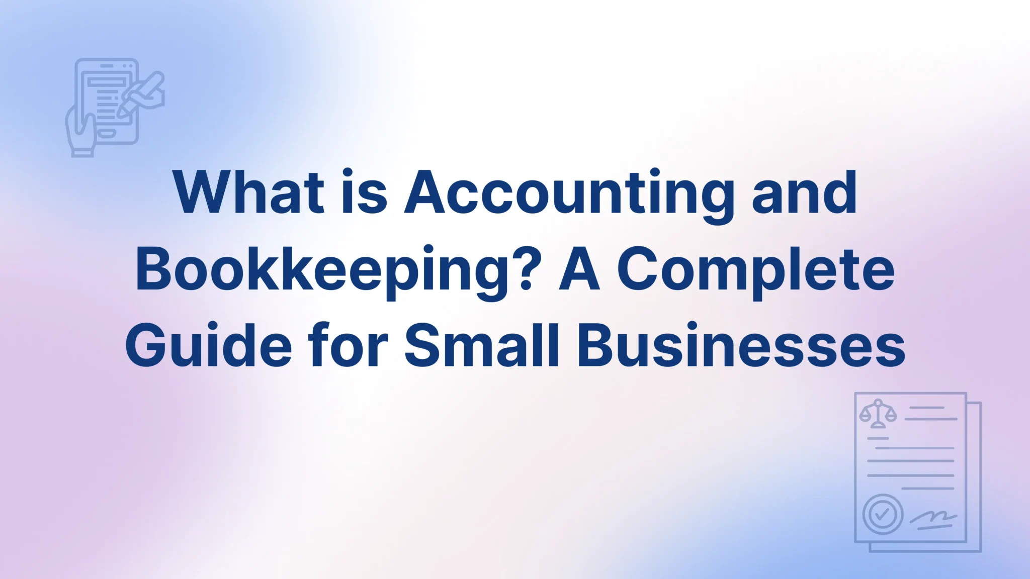 Accounting and Bookkeeping - FinGuru India