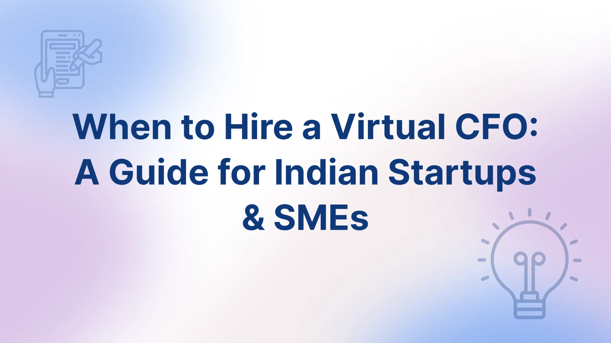 Hire a Virtual CFO - FinGuru India