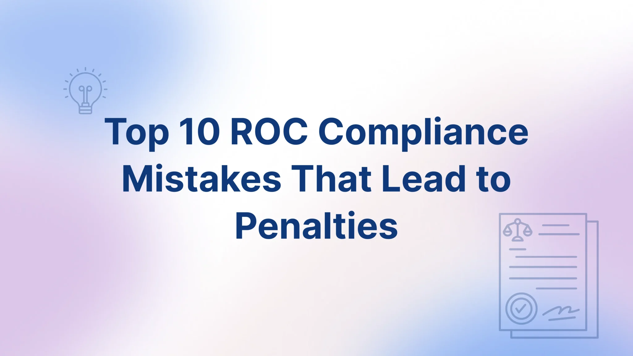 ROC Compliance Mistakes - FinGuru India