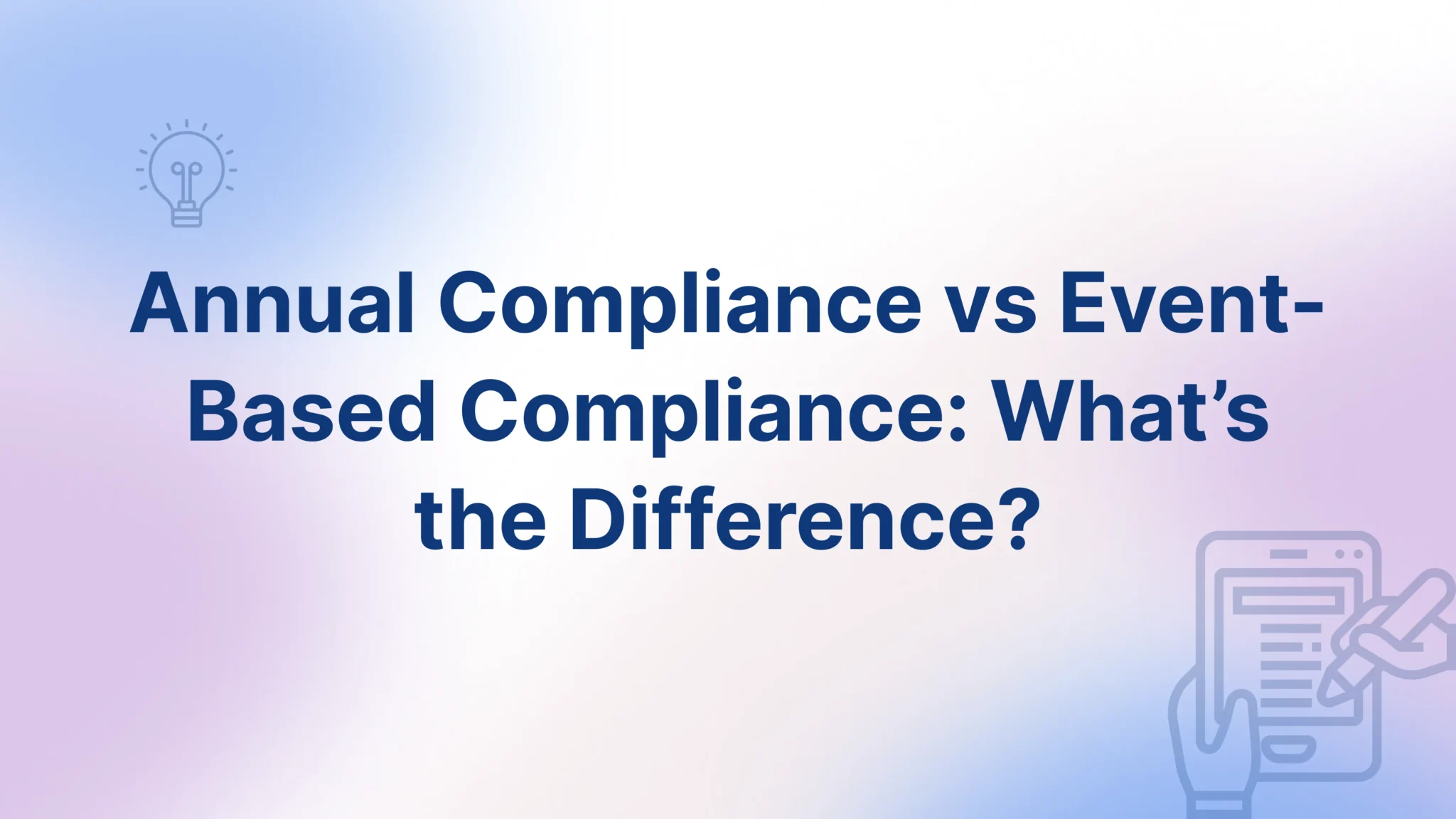 Annual Compliance vs Event-Based Compliance - FinGuru India