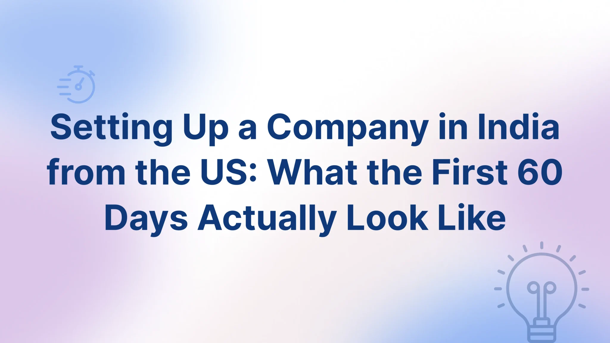 Setting Up a Company in India - FinGuru India